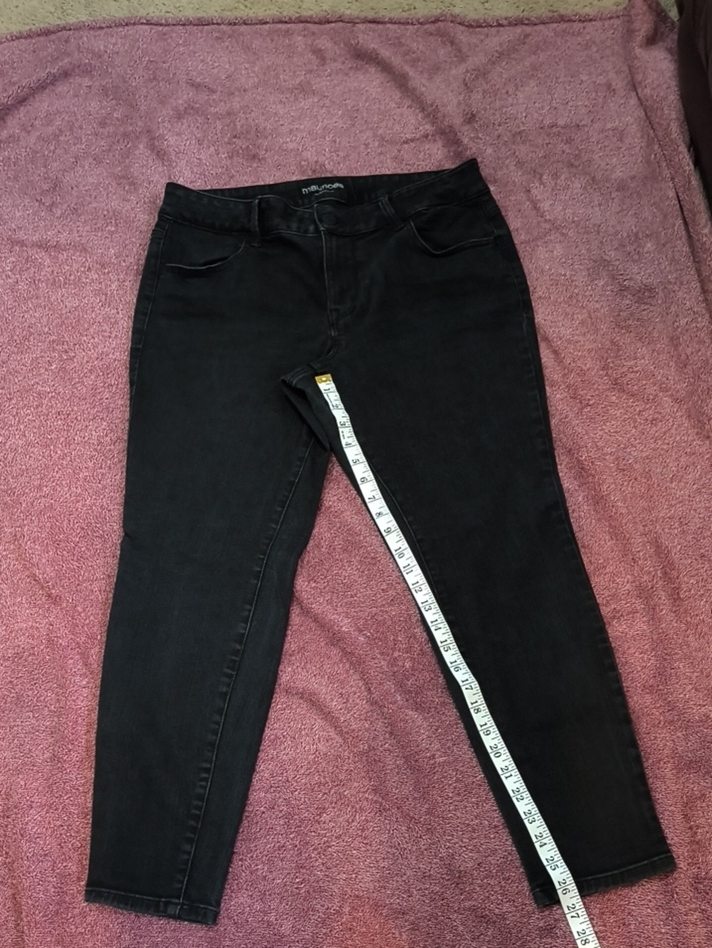 Maurices Black Skinny Jeans - Classic Slim Fit
